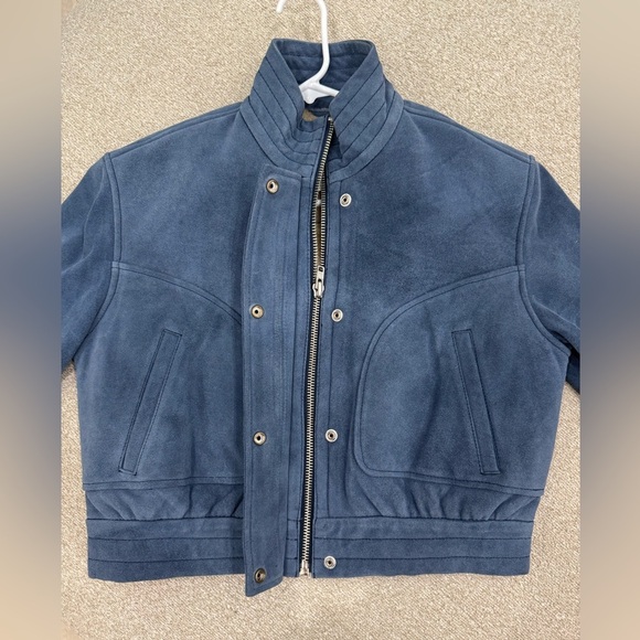 NEW WITH TAGS WE THE FREE WES SUEDE BOMBER JACKET - Picture 2 of 8